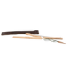 Wooden frame bow saw with high carbon steel blade and tensioning rope, featuring handcrafted quality for sustainable use in farm, garden & tool and wood cutting collections.