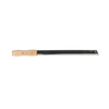 Corn knife with flexible high carbon steel blade and smooth hardwood grip secured by two brass rivets, designed for farm, garden, and hand tool use, featured in best sellers.