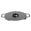Heavy-duty black metal cooking support with handles designed to fit the Atago griddle plate opening, ideal for outdoor grilling in Farm, Garden & Tool and Camping collections.