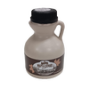 Handcrafted beige jug of medium amber maple syrup with vintage-style label featuring classic maple leaves, ideal for Kitchen & Food, Pantry, USA Made, and Best Sellers collections.