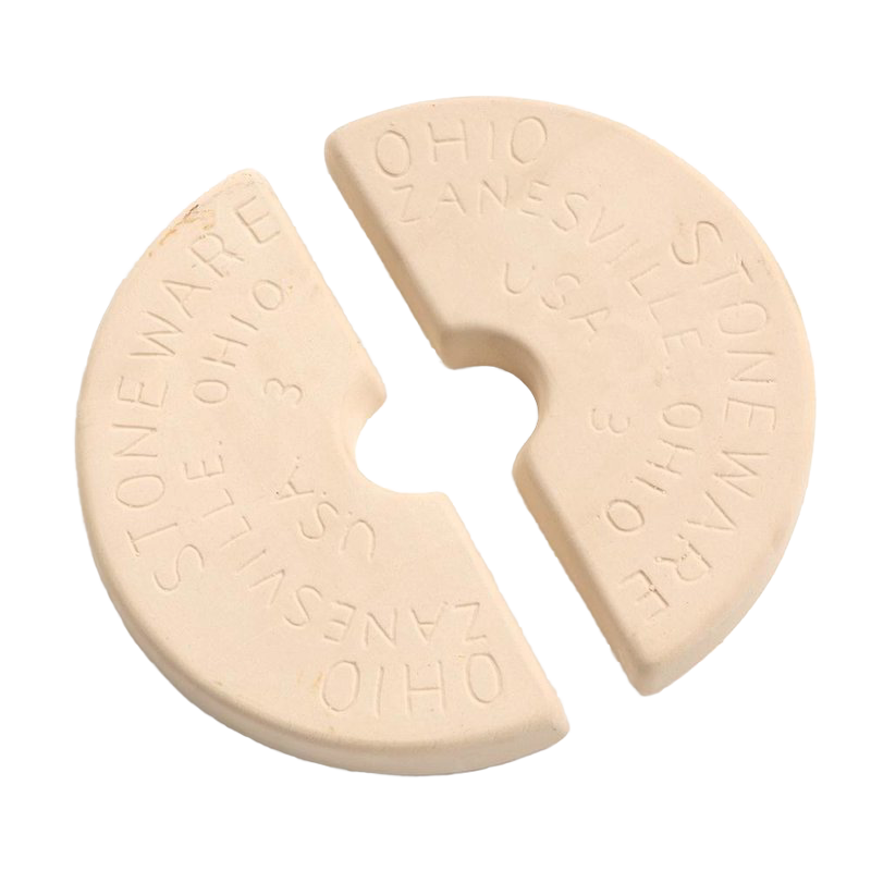 Handcrafted ceramic weight stones made in USA, designed to fit numbered crocks and keep food submerged during fermenting and pickling in Kitchen & Food, Food Preservation, and USA Made collections.