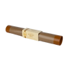 Rolled half-size non-stick baking mat made of brown and clear silicone with woven glass fibers for even heat transfer, part of Kitchen & Food, Cookware, and Baking Supplies collections.