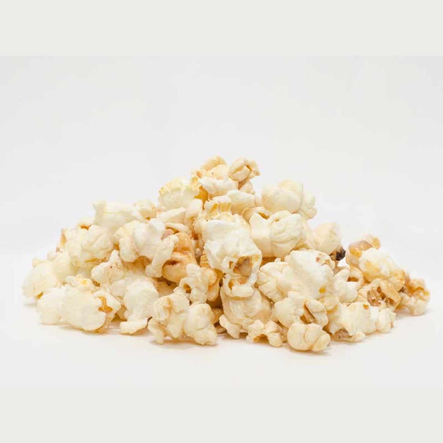 Pile of handcrafted white popcorn with light golden accents, freshly popped in USA, featured in Kitchen & Food, Snacks and Sweets, Popcorn, USA Made, Best Sellers, and Promo Eligible collections.