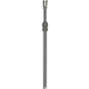 Durable weather-proof steel clothesline support pole with plastic end cap and adjustable lock, designed to elevate laundry and reduce stress on clotheslines, ideal for Home & Decor and Laundry Supplies collections.