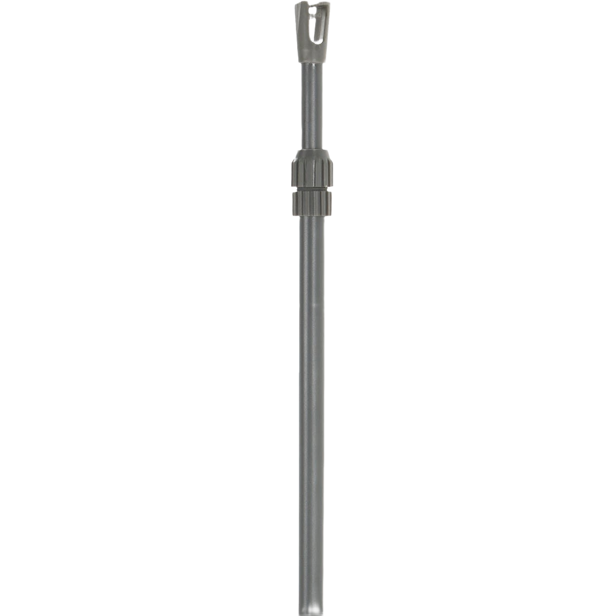 Durable weather-proof steel clothesline support pole with plastic end cap and adjustable lock, designed to elevate laundry and reduce stress on clotheslines, ideal for Home & Decor and Laundry Supplies collections.