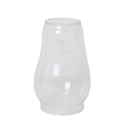 Clear replacement globe with smooth glass surface, designed for Dietz Blizzard and similar lanterns, ideal for Lamps & Lighting, Emergency Supplies, and Parts and Accessories collections.
