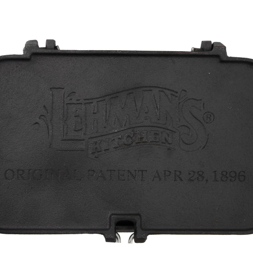 Lehman's Kitchen Compact Cast Iron Flip Griddle & Sandwich Press