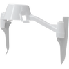 White plastic bowl scraper attachment designed to fit Bosch and NutriMill mixers, helping scrape the inner post and sides of the bowl, crafted for Kitchen & Food, Baking Supplies, Kitchen Gadgets, USA Made, and Best Sellers collections.