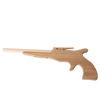 Handcrafted wooden rubber band shooter with an Ohio pine frame, maple barrel, and clothespin mechanism, part of Toys, Books & Games, USA Made, Amish Made, and Wooden Toys collections.
