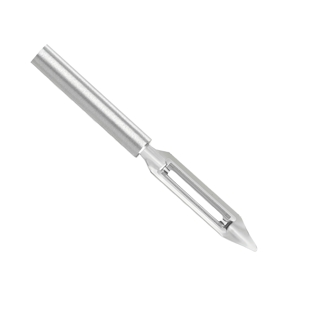 Handcrafted vegetable peeler with a razor-sharp stainless steel blade and solid aluminum handle, made in USA, ideal for Kitchen & Food, Specialty Equipment, Peelers and Pitters, USA Made, Best Sellers, Promo Eligible collections.