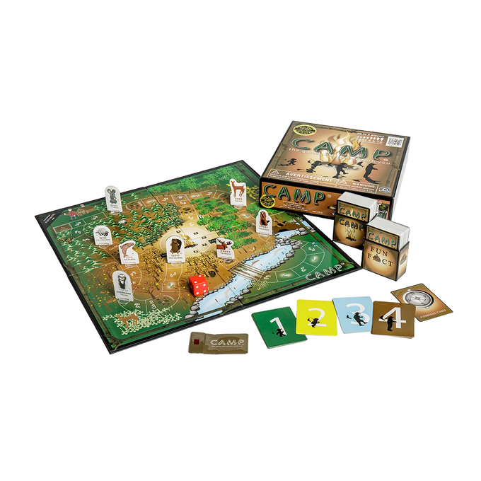Educational and engaging nature-themed board game set featuring a detailed game board, player tokens shaped like animals, question cards of varying difficulty, dice, and packaging ideal for Toys, Books & Games and Table and Board Games collections.