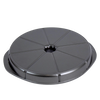 Heavy cast aluminum pan with eight triangular sections and nonstick finish for baking perfect cornbread or scone slices, handcrafted and made in USA, ideal for kitchen and homesteading collections.