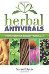 Cover of a health and wellness book titled "Herbal Antivirals," featuring images of medicinal herbs and plants, part of Toys, Books & Games, Books, Health and Wellness Books, and Best Sellers collections.
