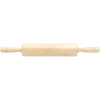 Handcrafted 12-inch solid rock maple rolling pin with extra-long comfortable handles, finished with food-safe lacquer, ideal for Kitchen & Food, Cookware, Baking Supplies, USA Made, and Best Sellers collections.