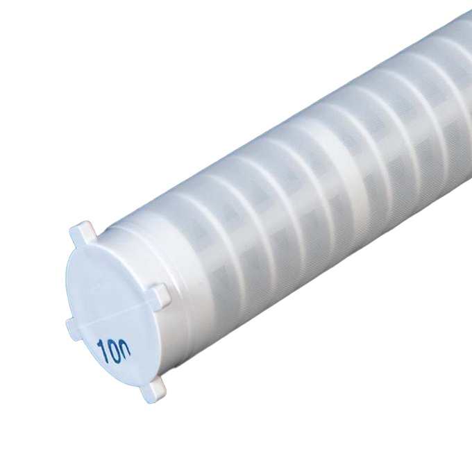 White coarse replacement cartridge featuring 150-micron filtration, handcrafted in USA, ideal for spring or well water, shown in Appliances, Emergency Supplies, USA Made, and Best Sellers collections.