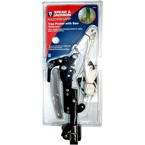 Spear & Jackson Razorsharp Telescopic Tree Pruner with Saw