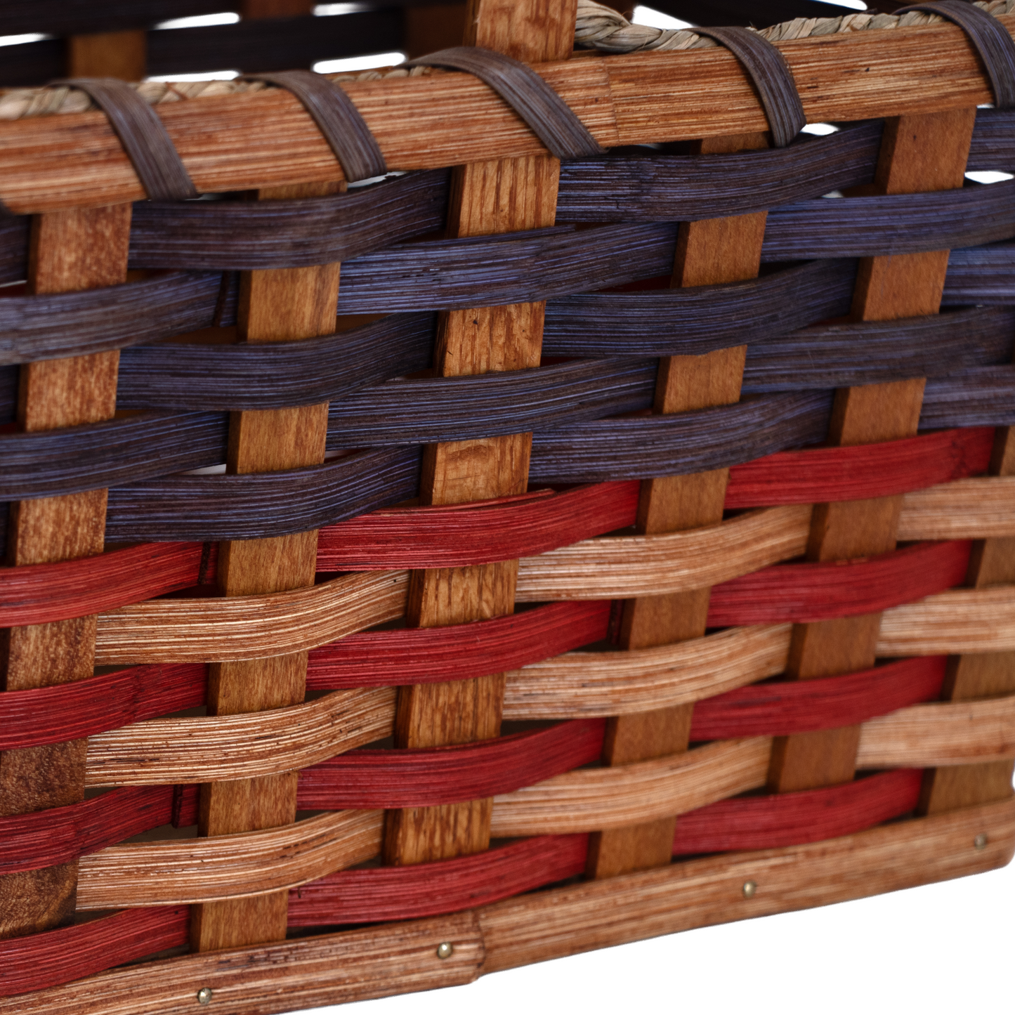 Handwoven Flag Basket - Amish Made