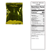Gold foil pouch containing freeze-dried corn with detailed nutrition facts label, ideal for Emergency Supplies, Kitchen & Food, Farm, Garden & Tool, and Pantry collections.