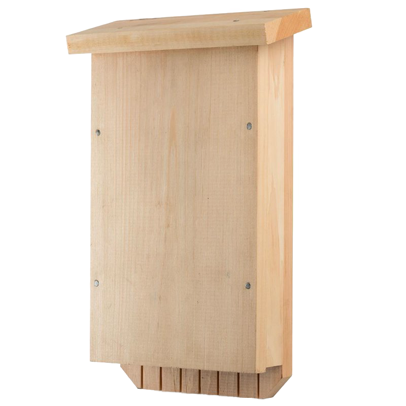 Handcrafted wooden bat house kit made in the USA, designed as a natural pest control aid, perfect for Farm, Garden & Tool, Garden Accessories, Pest Control, and Best Sellers collections.