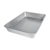 Durable aluminized steel seamless rectangular cake pan with ridged bottom, crafted in USA for versatile baking in Kitchen & Food, Cookware, Baking Supplies, Pots and Pans collections.