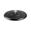 Lightweight cast iron lid with a triple-seasoned surface and stainless steel knob, designed to lock in moisture for flavorful cooking, featured in Kitchen & Food, Cookware, Cast Iron, USA Made, and Best Sellers collections.