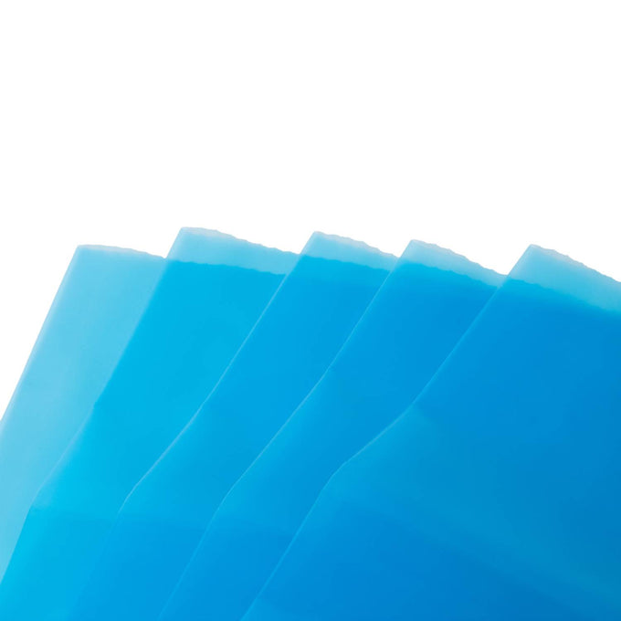 Pack of five semi-transparent blue sap collection bags with 4-gallon capacity each, designed for clean maple sugaring sap harvest; featured in Farm, Garden & Tool, Orchard and Grove, Maple Syrup Sugaring Supplies, Best Sellers, Promo Eligible collections.