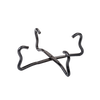 Multi-use black steel camp tool designed to lift and support Dutch oven lids, double as a trivet, and extend cooking surface, featured in Farm, Garden & Tool and Camping collections.