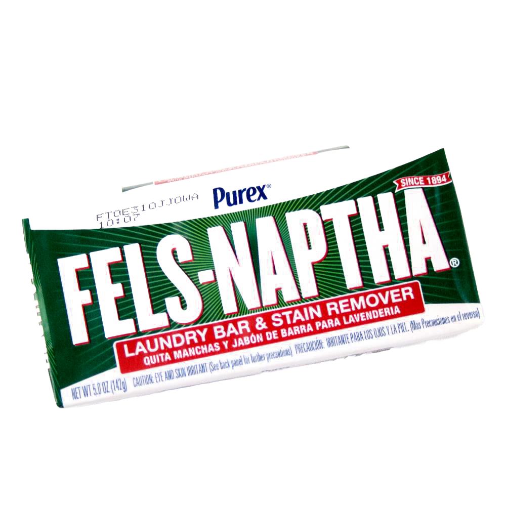 Green and white vintage-style laundry bar soap packaging labeled laundry bar and stain remover, handcrafted and made in USA, suitable for Home & Decor, Laundry Supplies, Soaps and Soapmaking collections.