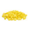 Pile of smooth, buttery yellow buttermint candies with a sweet mint flavor, handcrafted in the USA, featured in Kitchen & Food, Snacks and Sweets, Candy, USA Made, and Best Sellers collections.
