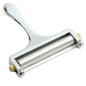 Heavy-duty zinc alloy adjustable cheese slicer with handheld design and extra cutting wire, ideal for precise slicing in Kitchen & Food, Food Prep, and Kitchen Gadgets collections.