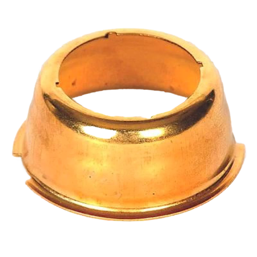 Brass Kone Kap adapter for Aladdin lamps designed to fit models 3-11, enabling continued use of discontinued mantles, featured in Lamps & Lighting and Parts and Accessories collections.