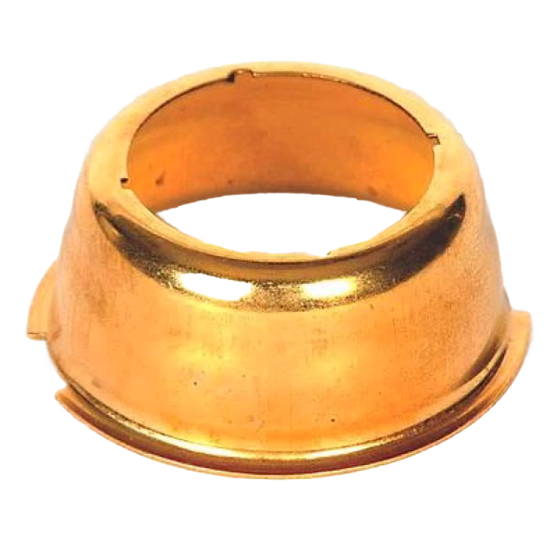 Brass Kone Kap adapter for Aladdin lamps designed to fit models 3-11, enabling continued use of discontinued mantles, featured in Lamps & Lighting and Parts and Accessories collections.