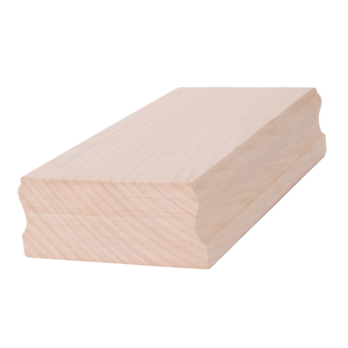 Handcrafted medium rectangular butter mold with smoothly sanded exterior and finely carved interior, made from close-grained hardwood, ideal for Kitchen & Food, Specialty Equipment, and Making Butter collections.