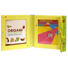 Open origami kit featuring a colorful instruction guide and 80 sheets of vibrant folding paper, perfect for children's arts and crafts in Toys, Books & Games and Best Sellers collections.