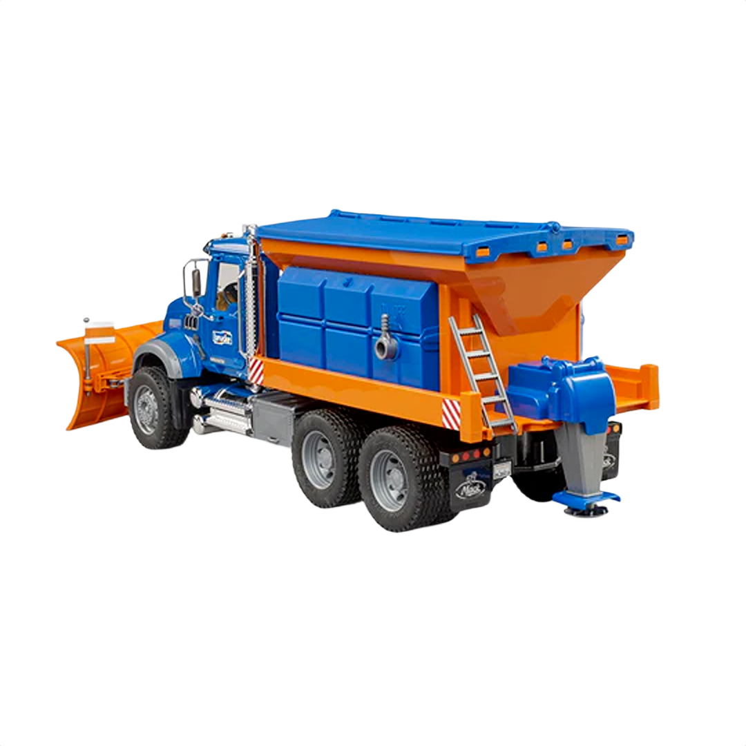 Bruder Toys MACK Granite Winter Service Truck with Snow Plow