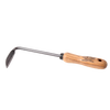 DeWit Cape Cod Hand Weeder with a short wooden handle and sturdy metal blade, designed for precise weed removal in tight garden spaces, featured in Farm, Garden & Tool and Digging and Cultivating collections.