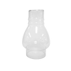Clear ribbed lamp chimney with 2-7/8 inch base, designed as a durable replacement part for lamps, featured in Lamps & Lighting, Parts and Accessories, and Chimneys and Globes collections.