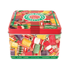 Colorful vintage-style metal tin decorated with assorted candy shapes and vibrant hues, reflecting classic American snacks and sweets traditions from the Kitchen & Food collection.