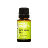 Small amber glass bottle of natural lice treatment mix with black plastic cap, gluten free and vegan, featured in Health & Wellness, Health Remedies, Grooming and Personal Hygiene, and USA Made collections.