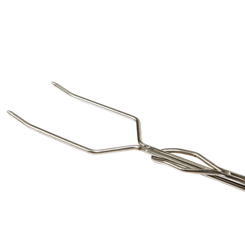 Handcrafted metal campfire skewer with an adjustable handle for safe roasting of bread, marshmallows, and vegetables, ideal for Farm, Garden & Tool, Camping, and Best Sellers collections.