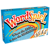 Colorful WordSpiel card game box with playful typography and swirling design, featuring sample letter cards spelling "DEAD," for Toys, Books & Games, Children’s Toys, and Table and Board Games collections.