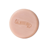Round almond-scented shaving soap bar with embossed logo, crafted with moisturizing ingredients, featured in Health & Wellness, Grooming and Personal Hygiene, USA Made, and Best Sellers collections.
