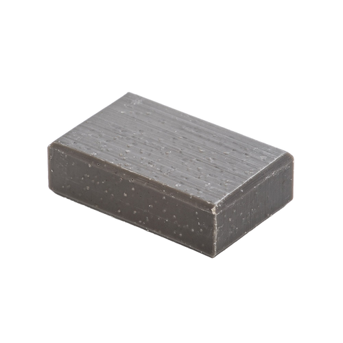Handcrafted dark gray natural soap bar with subtle texture, made in the USA, featured in Health & Wellness, Grooming and Personal Hygiene, Soaps and Soapmaking, Soaps, Best Sellers, and Promo Eligible collections.