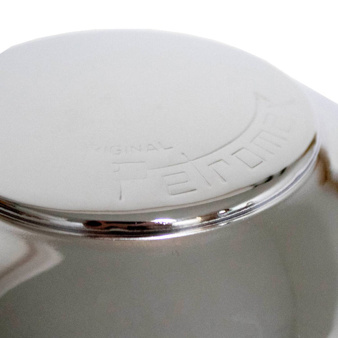 Close-up of polished chrome brass hood embossed with subtle Petromax branding, designed with ventilation holes for airflow and protection in Lamps & Lighting, Parts and Accessories, Other Parts, Best Sellers, Promo Eligible collections.