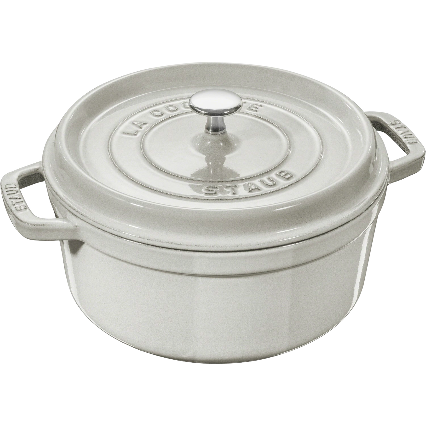 STAUB Round Cast Iron Dutch Oven – 4 Qt