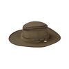 Olive broad-brim hat featuring Airflo mesh ventilation, moisture-wicking fabric, and durable water repellent finish, crafted for comfort in Health & Wellness, Camping, and Garden Accessories collections.