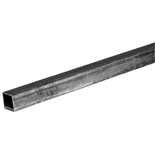 Rectangular metal tube with a weathered finish, suitable for use in structural or support applications, featured in collections like Parts and Accessories and Best Sellers.