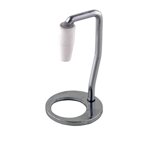 Metal holder with a ceramic tip designed to secure double tie mantles, suitable for Lamps & Lighting, Parts and Accessories, and Best Sellers collections.
