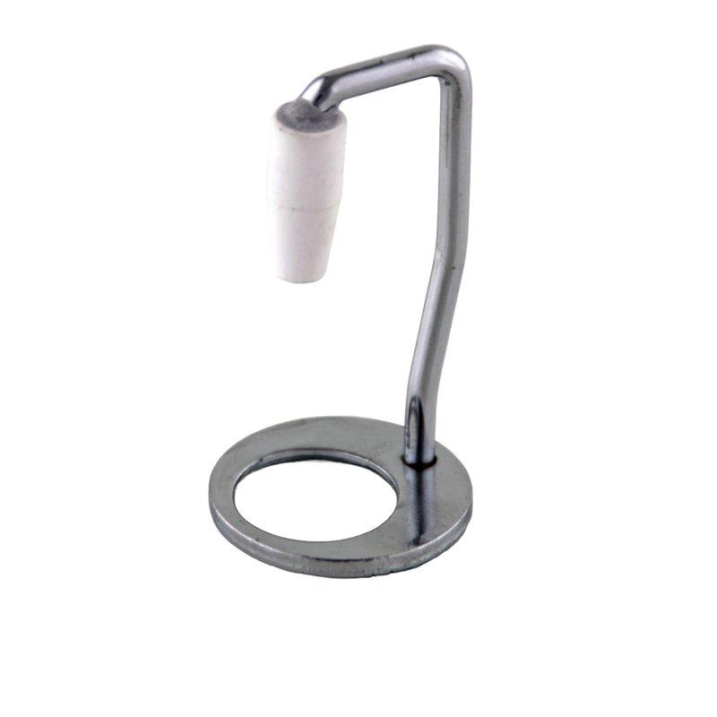 Metal holder with a ceramic tip designed to secure double tie mantles, suitable for Lamps & Lighting, Parts and Accessories, and Best Sellers collections.