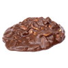 Single piece of handcrafted milk chocolate maple candy with crunchy nuts, gluten-free and made in USA, ideal for Kitchen & Food, Candy, and Best Sellers collections.